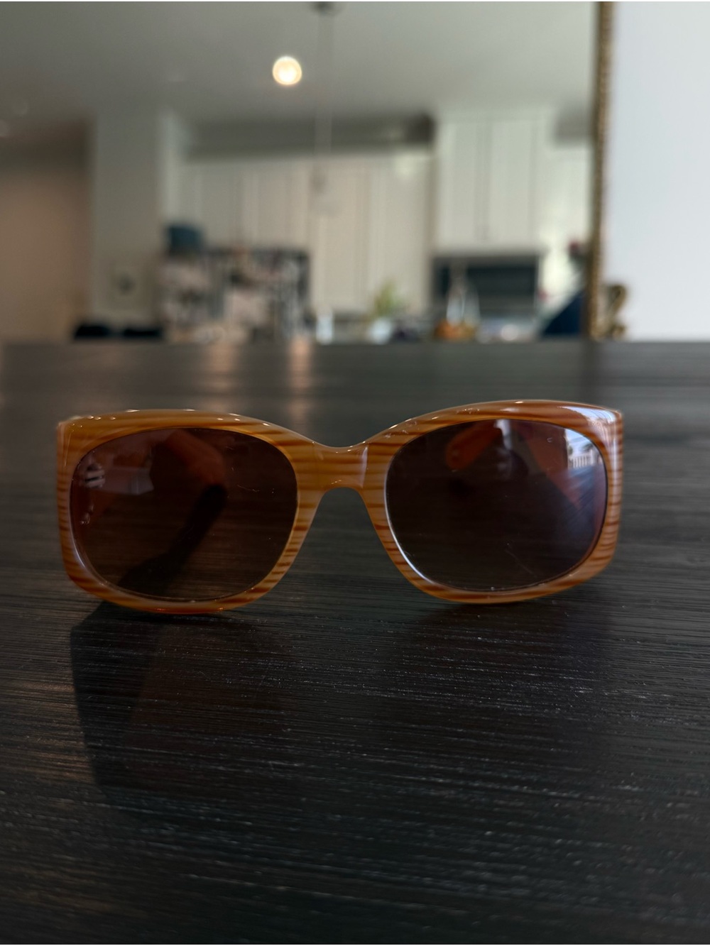 Vintage Y2K Kathy Van Zeeland Brown Sunglasses